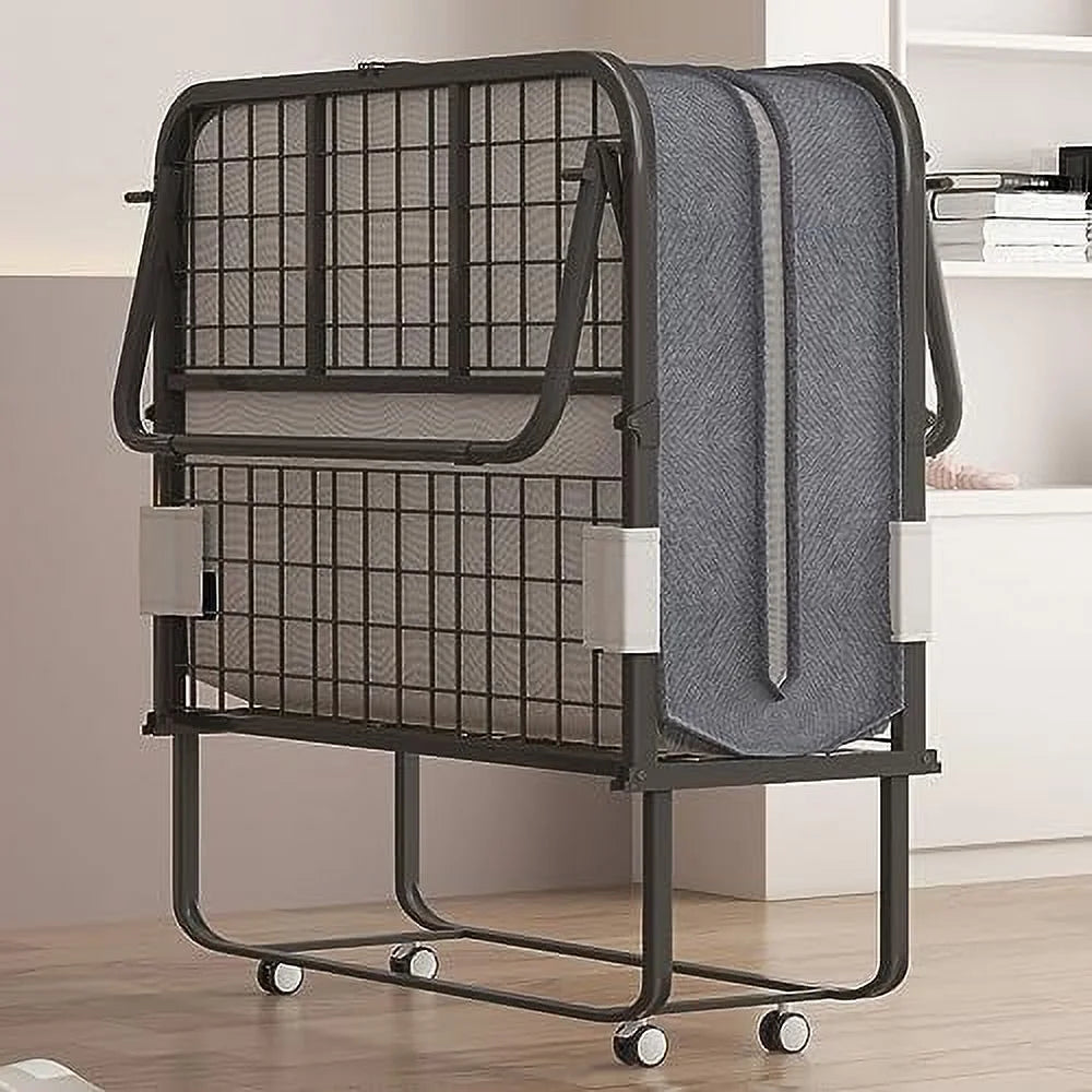 Folding Bed with 5 Inch Mattress Full Size Portable Bed D255696