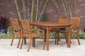 5 Piece Round Eucalyptus Patio Dining Set U9112