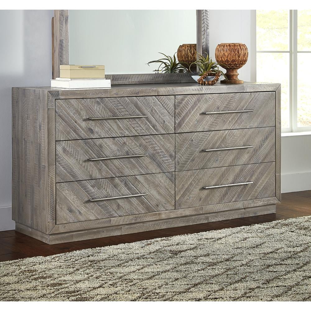 Solid Wood Six Drawer Dresser W774088