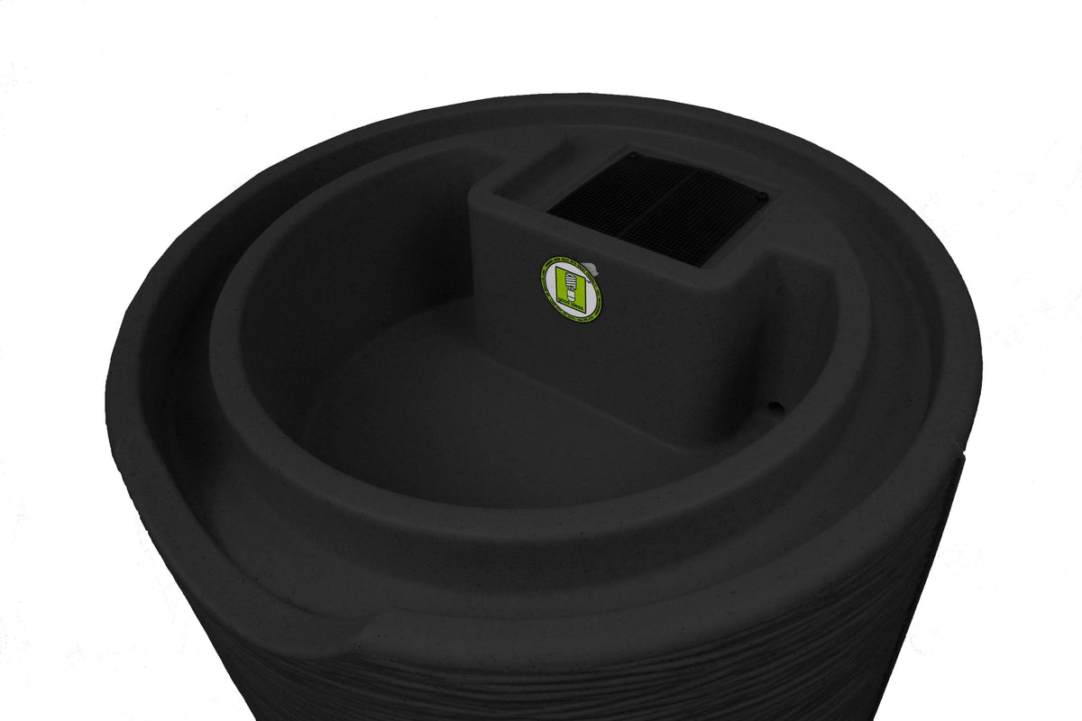 50 Gal Stone Rain Saver - Black H88955