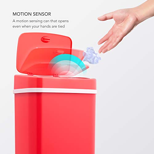 3 Gal Stainless Steel Motion Sensor Trash Can L183