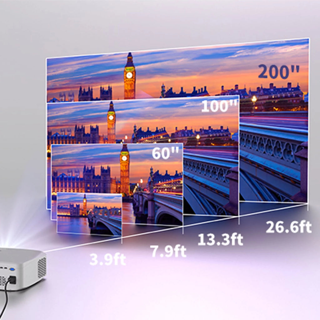 Full HD 1080P 4K Movie Projector 5G WiFi Bluetooth M61789