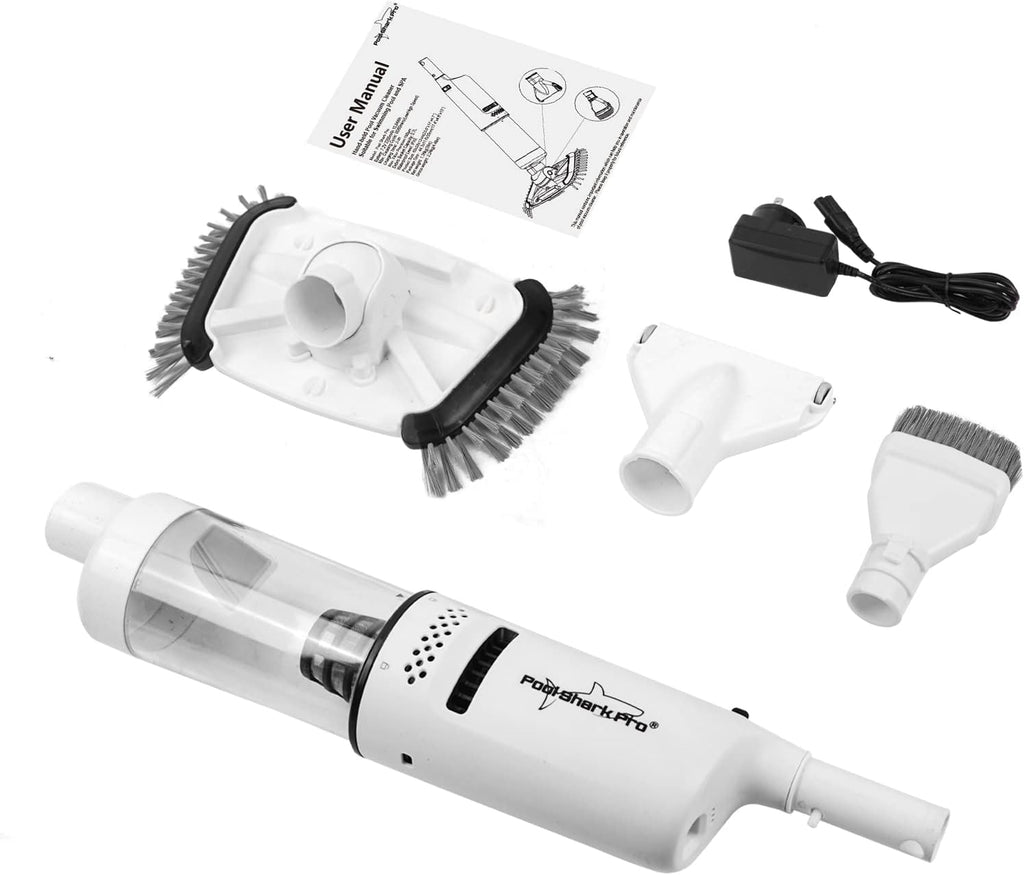 Cordless Handheld Rechargeable Pool Vacuum with Roller and Brushes I9215
