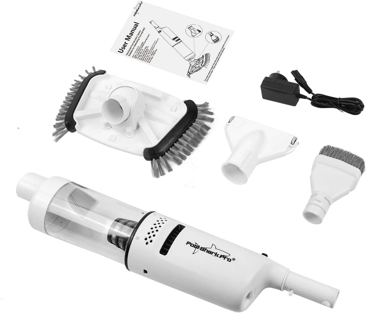 Cordless Handheld Rechargeable Pool Vacuum with Roller and Brushes I9215