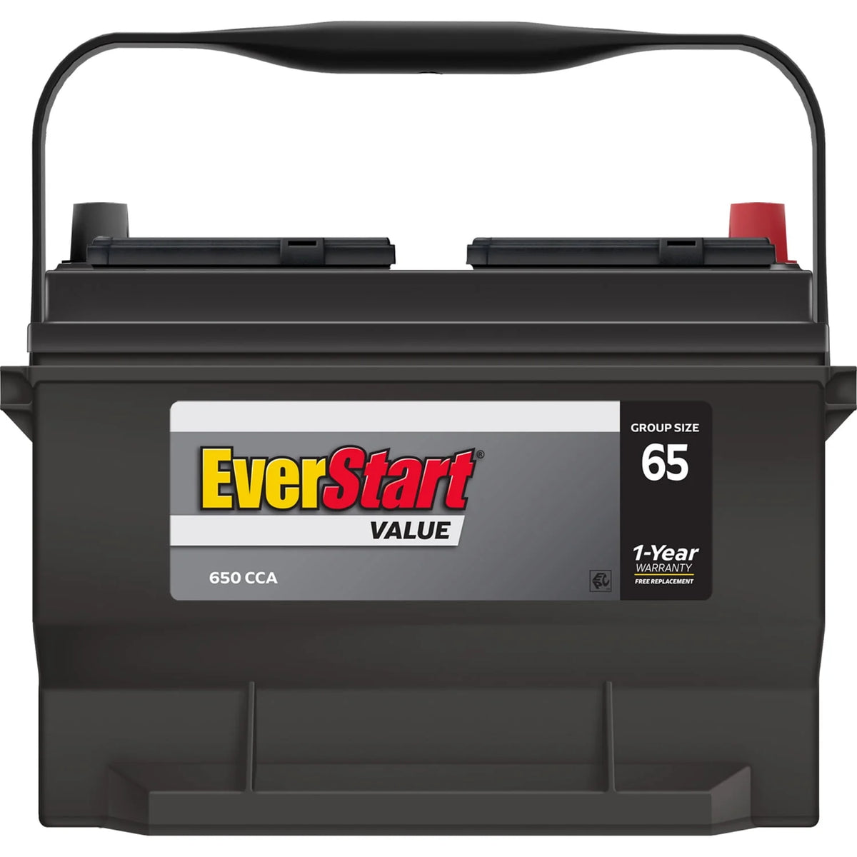 Lead Acid Automotive Battery Group Size 65 12 Volts 650 CCA X43107
