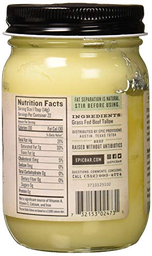 Beef Tallow 11 Ounce (Pack of 2) L32275