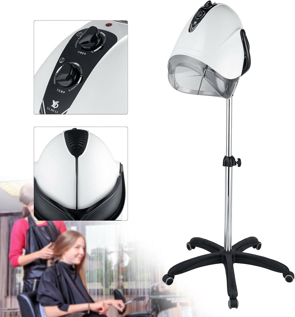 Hair Dryer with Wheels U8797
