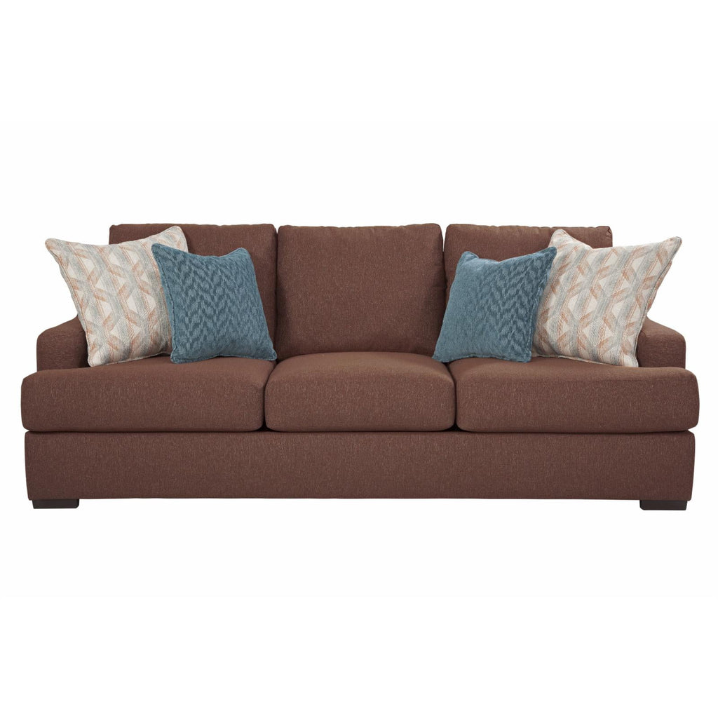 Cinnamon Sloped Track Arm Sofa D282