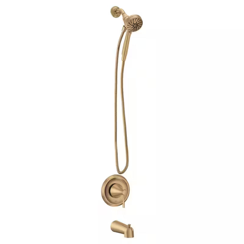 Bronzed Gold 6-Spray Tub and Shower Faucet C2283