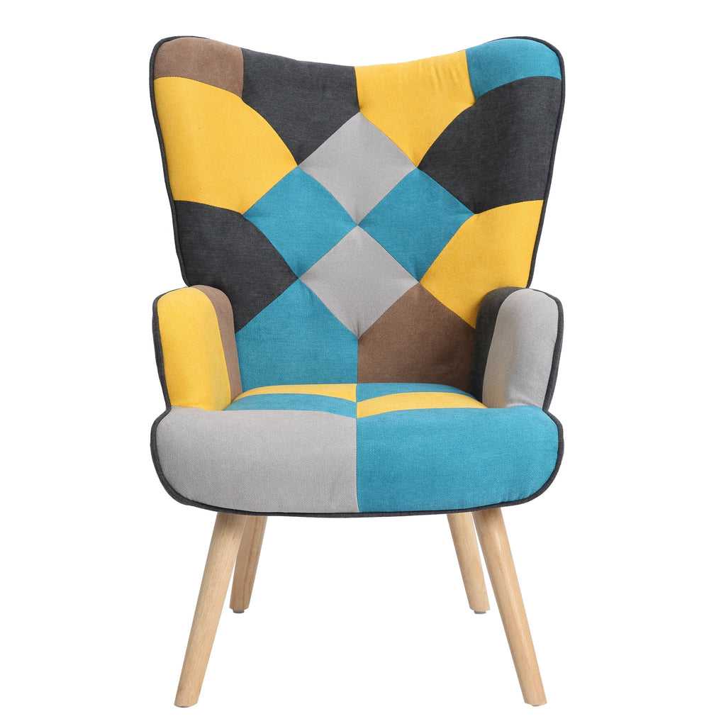Accent Chair with Ottoman L66393