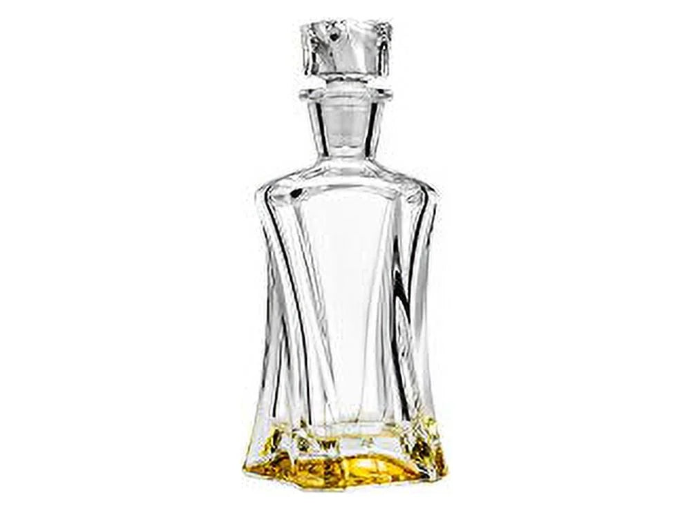Crystal Whiskey Decanter & Glasses V401