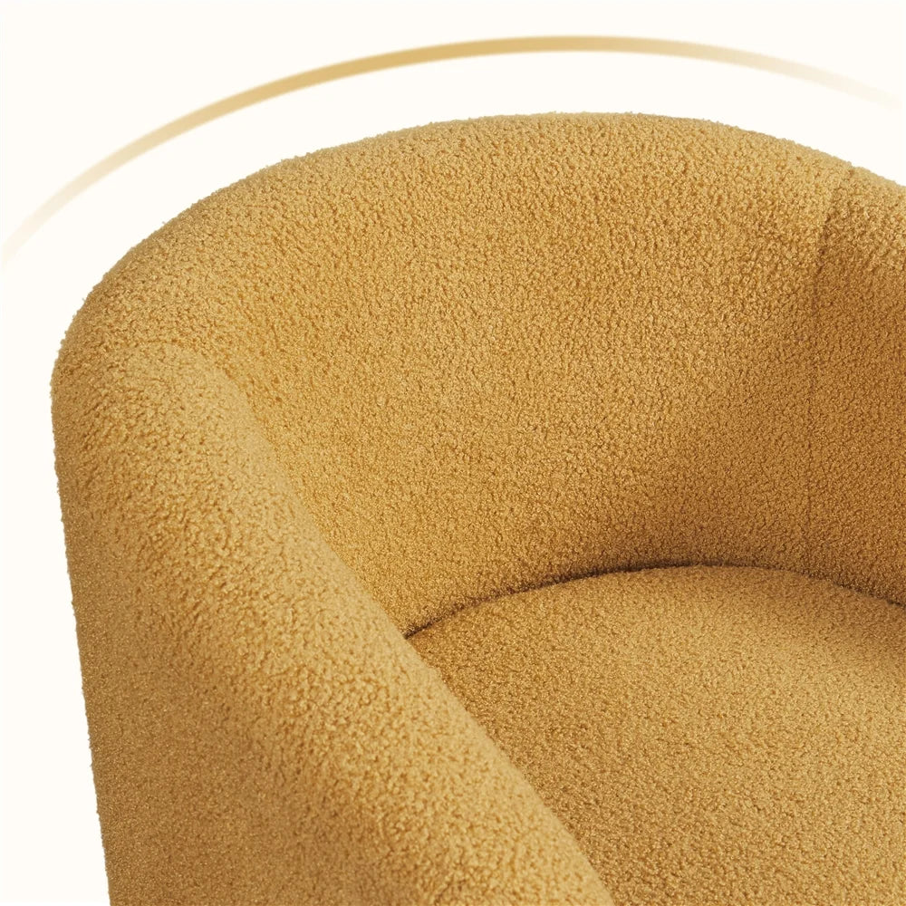 Mustard Yellow Upholstered Accent Chair X96367