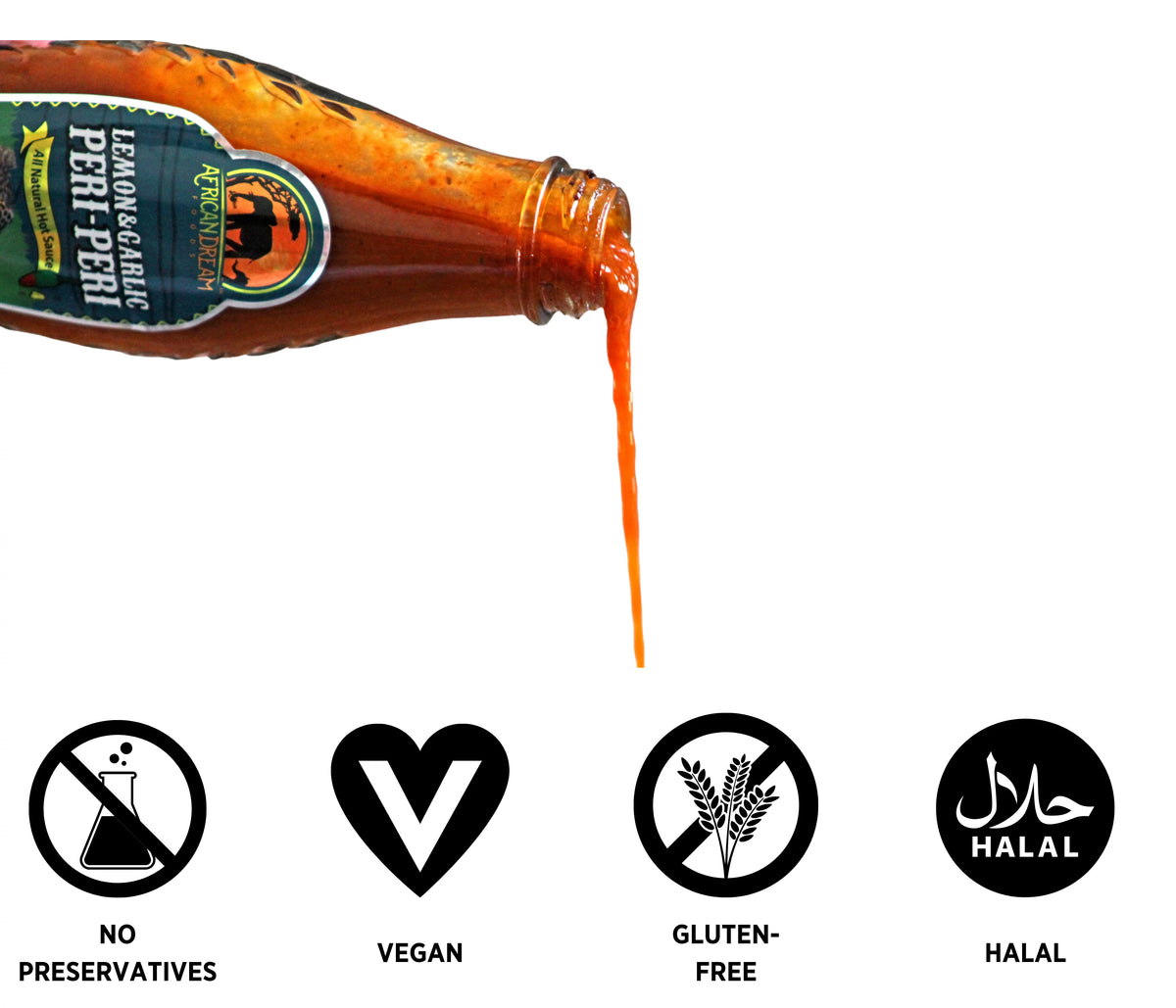 Mild to Spicy Sauce Gift Pack - Fermented Jalapeno, Lemon & Garlic Peri-Peri, Bird's Eye Chili | 5 fl oz Bottles, 3PK P7380