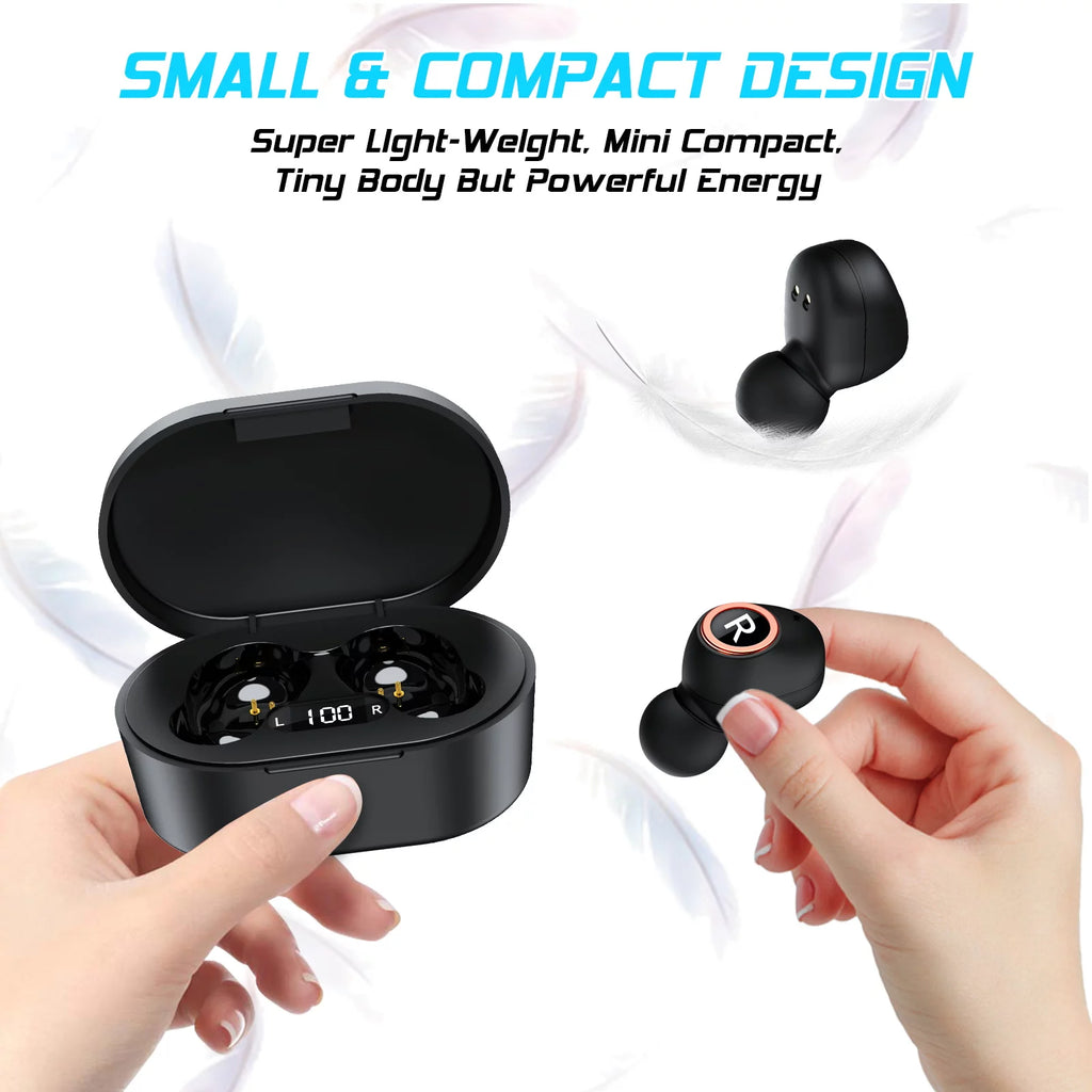 Wireless Earbuds Bluetooth 5.0 Charging Case Earphones E55346