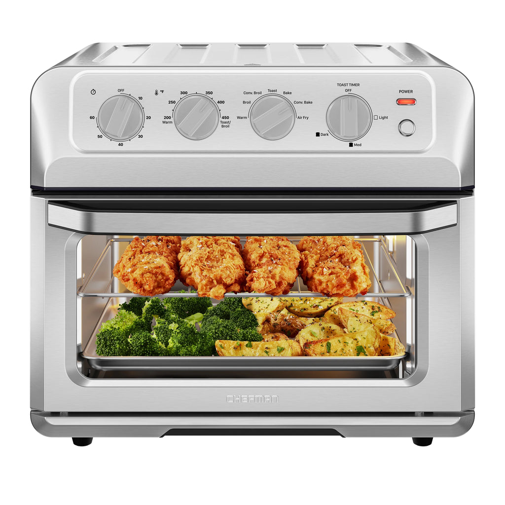 Air Fryer + Toaster Oven Combo, 20 Qt Stainless Steel Z90006