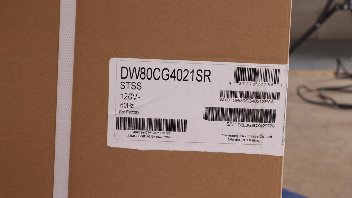 24 In. Stainless Steel Dishwasher with Adjustable Rack J62652