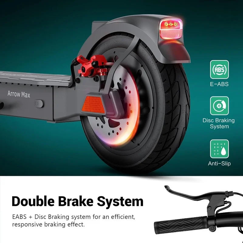 Electric Scooter with 500W Motor, 8.5 Solid Tires, 15 Miles Range B650