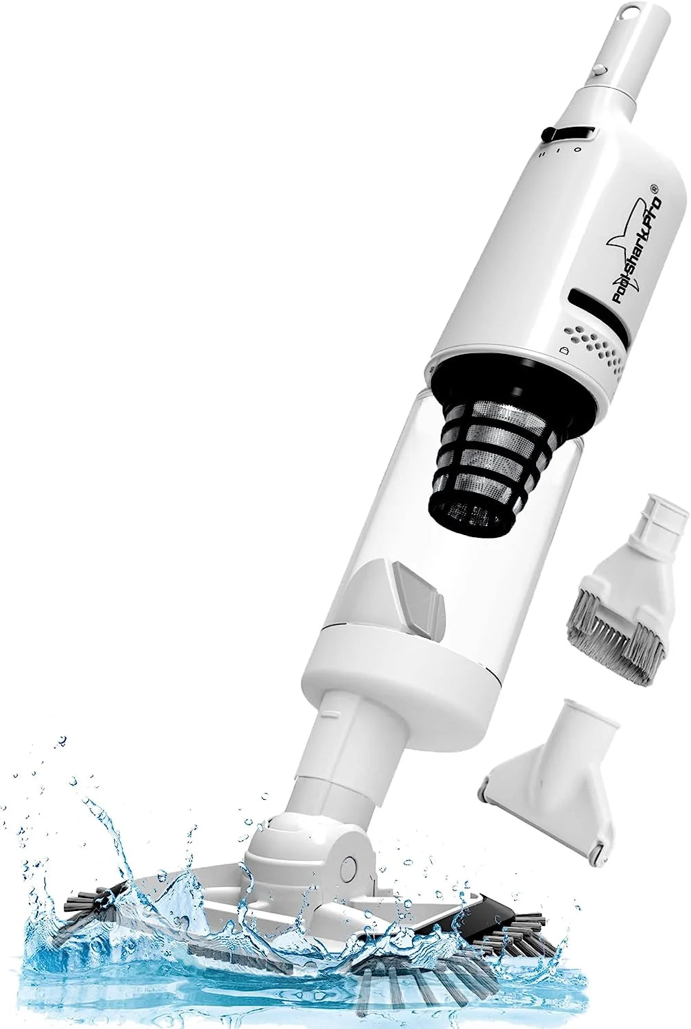 Cordless Handheld Rechargeable Pool Vacuum with Roller and Brushes I9215