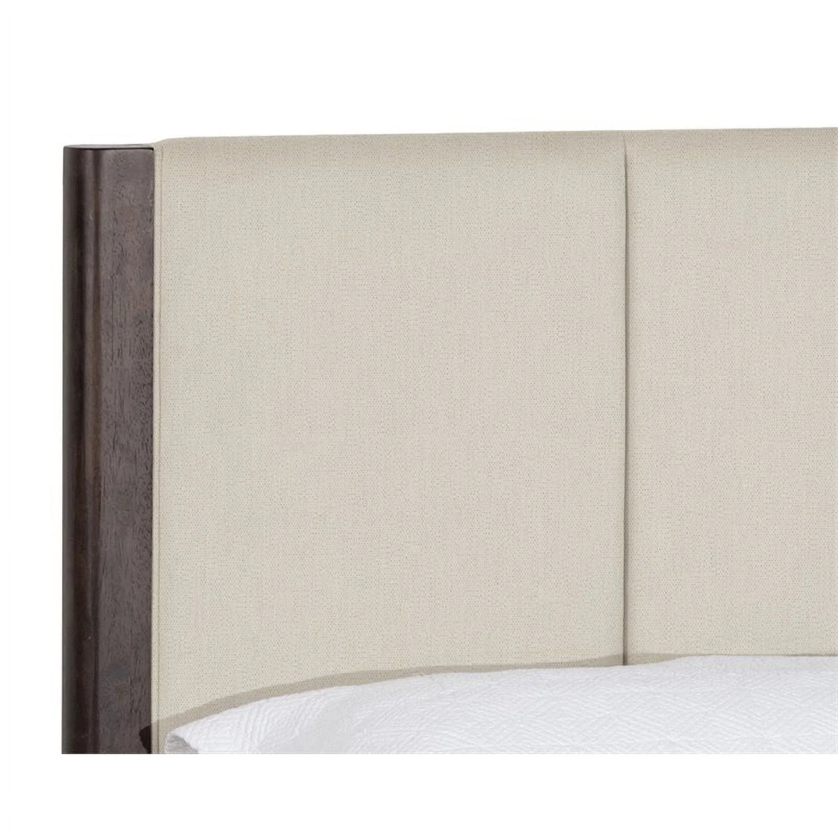 Modern Fabric and Wood King Bed D661