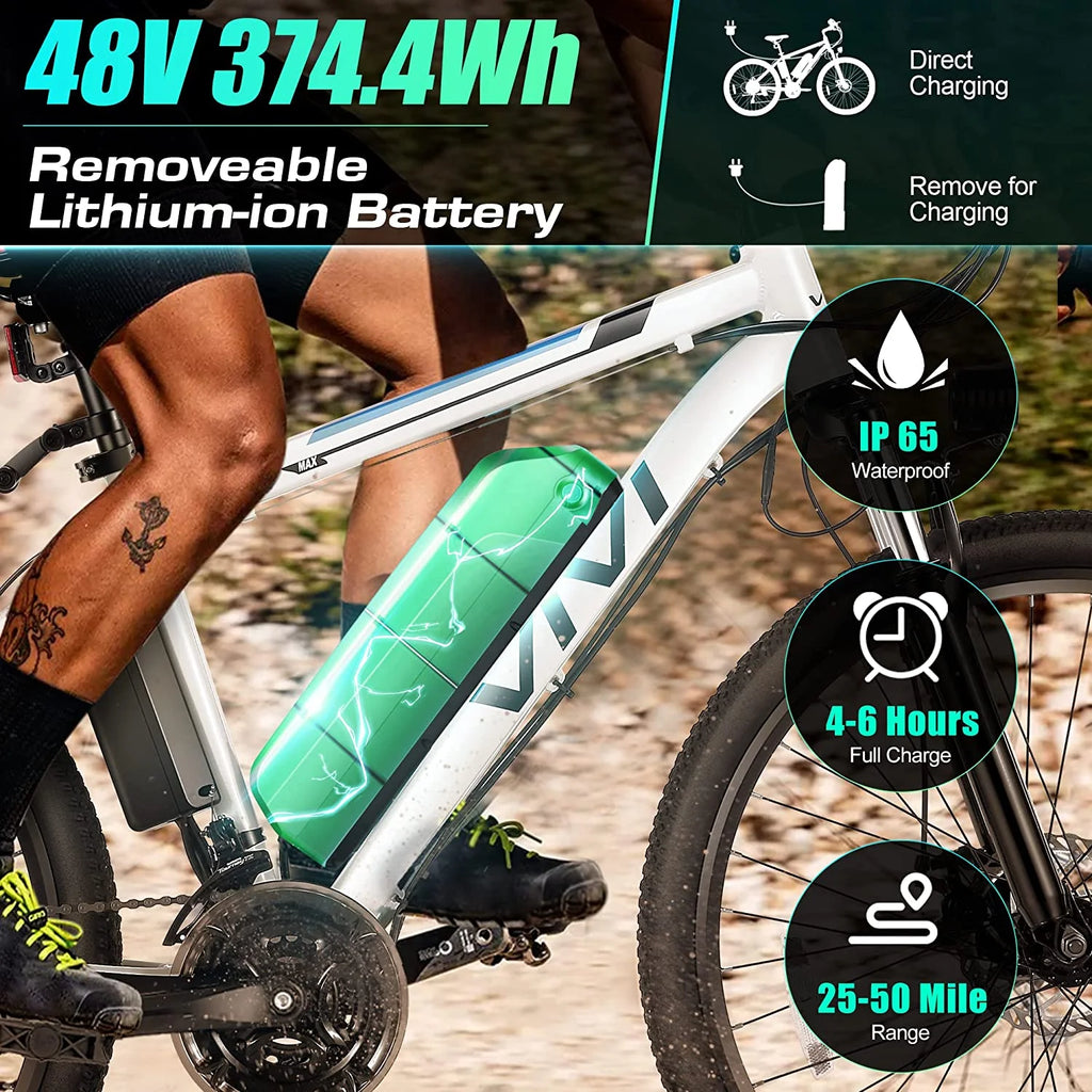 Electric Mountain Bike 500W 21 Speed U57542