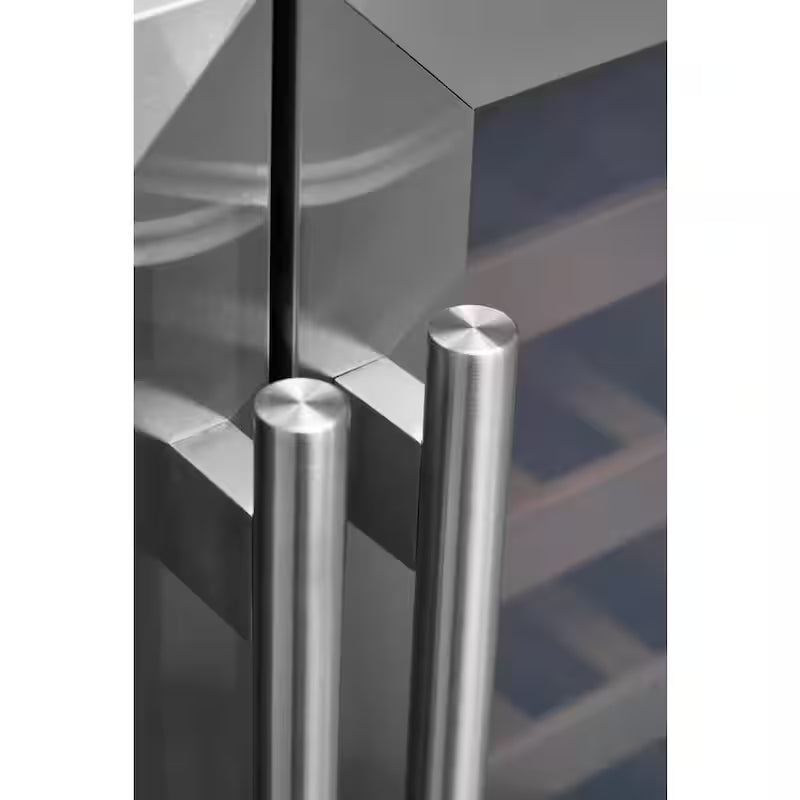 24 in. Built-in 27-Bottle Wine and 60-Can Beverage Cooler in Stainless Steel R875713