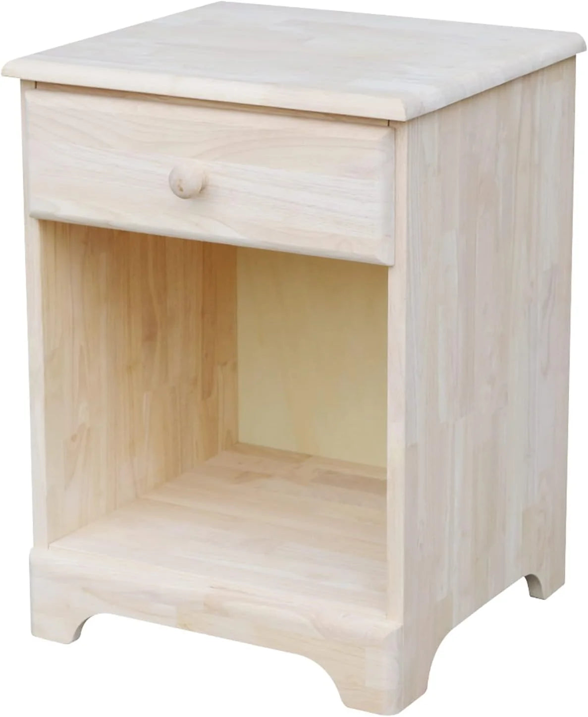 Night Stand with One Drawer Unfinished A94206