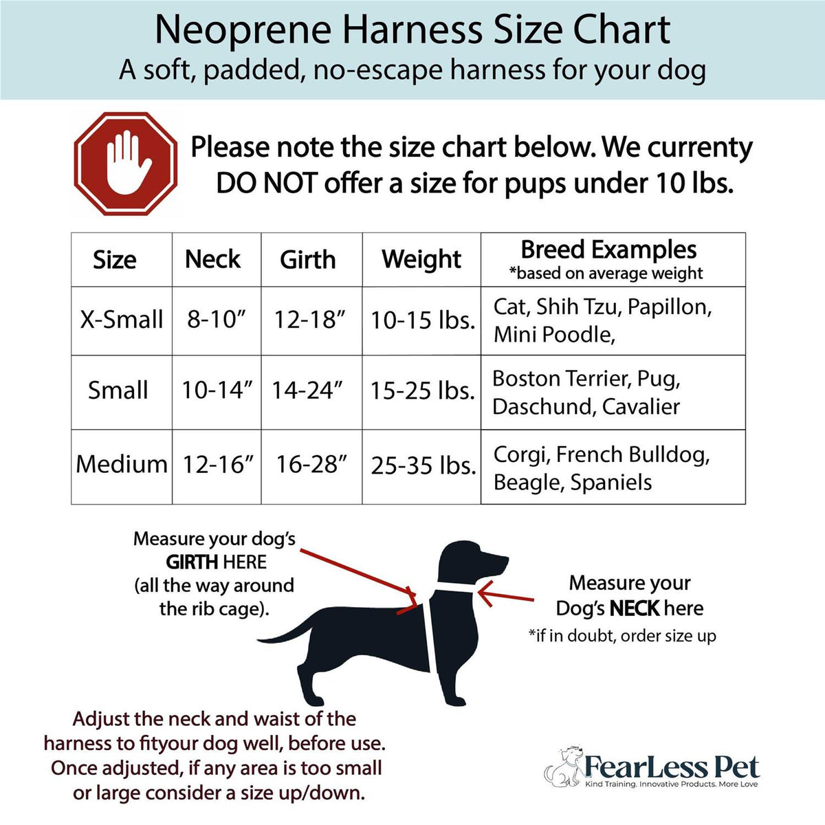 Adjustable No Pull No Escape Neoprene Dog Harness X8752