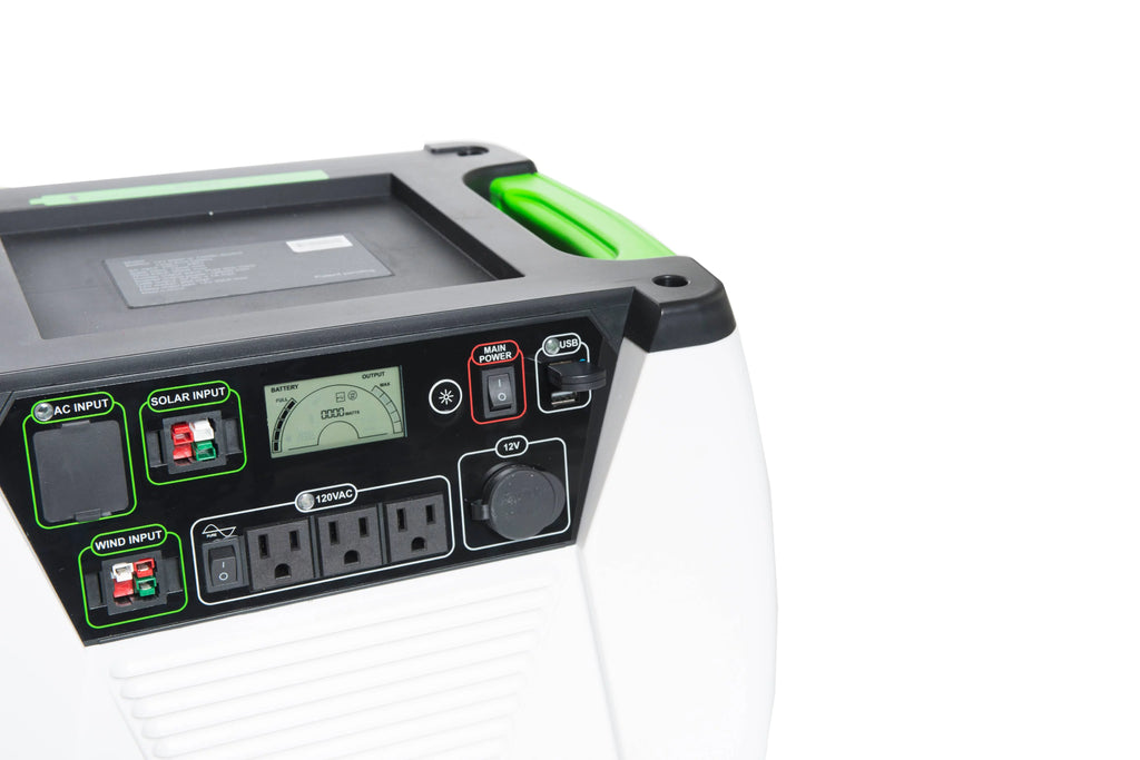 Portable Generator with Solar Power Panel I383