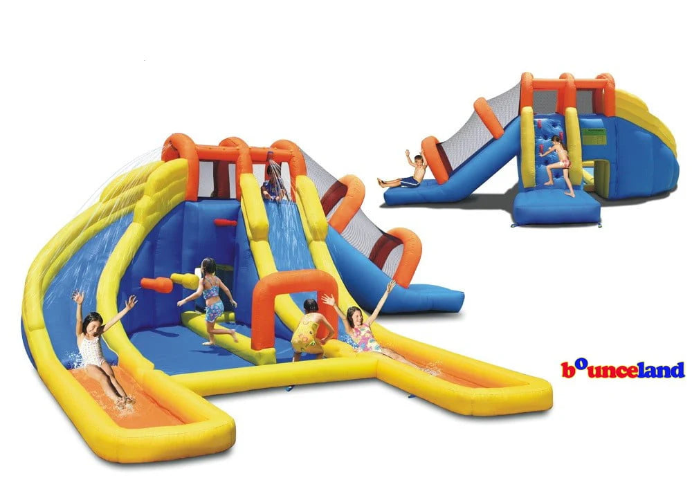 Triple Water Slides and Pool Water Park E606