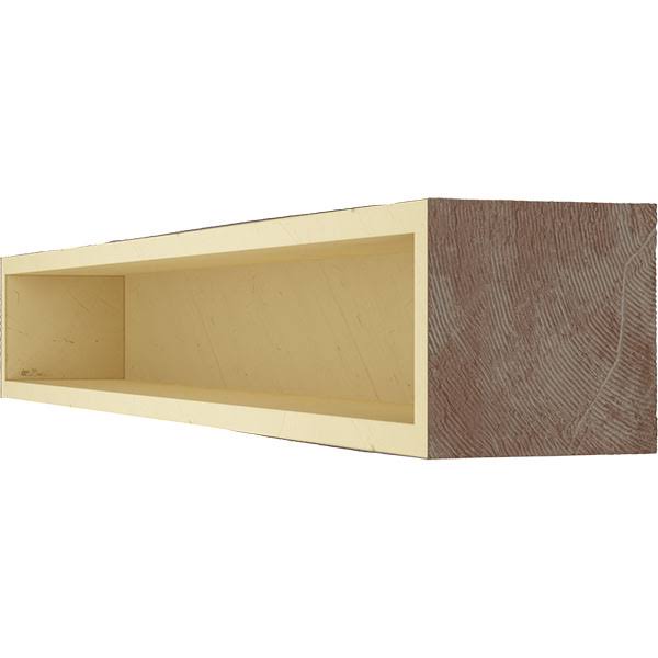 Rough Sawn Faux Wood Fireplace Mantel S92398
