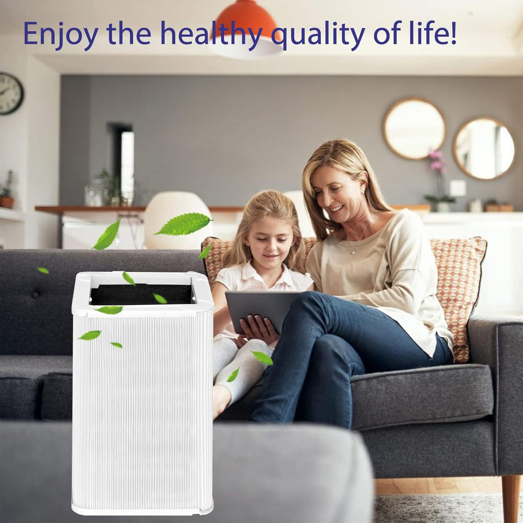 True HEPA Activated Carbon Replacement Filter Pack of 2 B9947