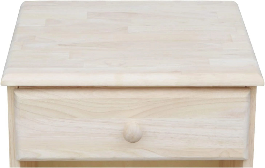 Night Stand with One Drawer Unfinished A94206