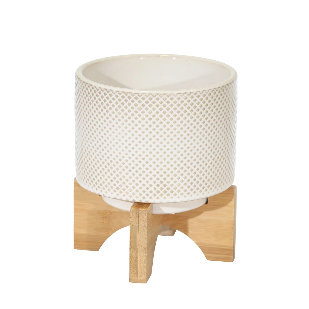 Ceramic Planter On Stand J361046