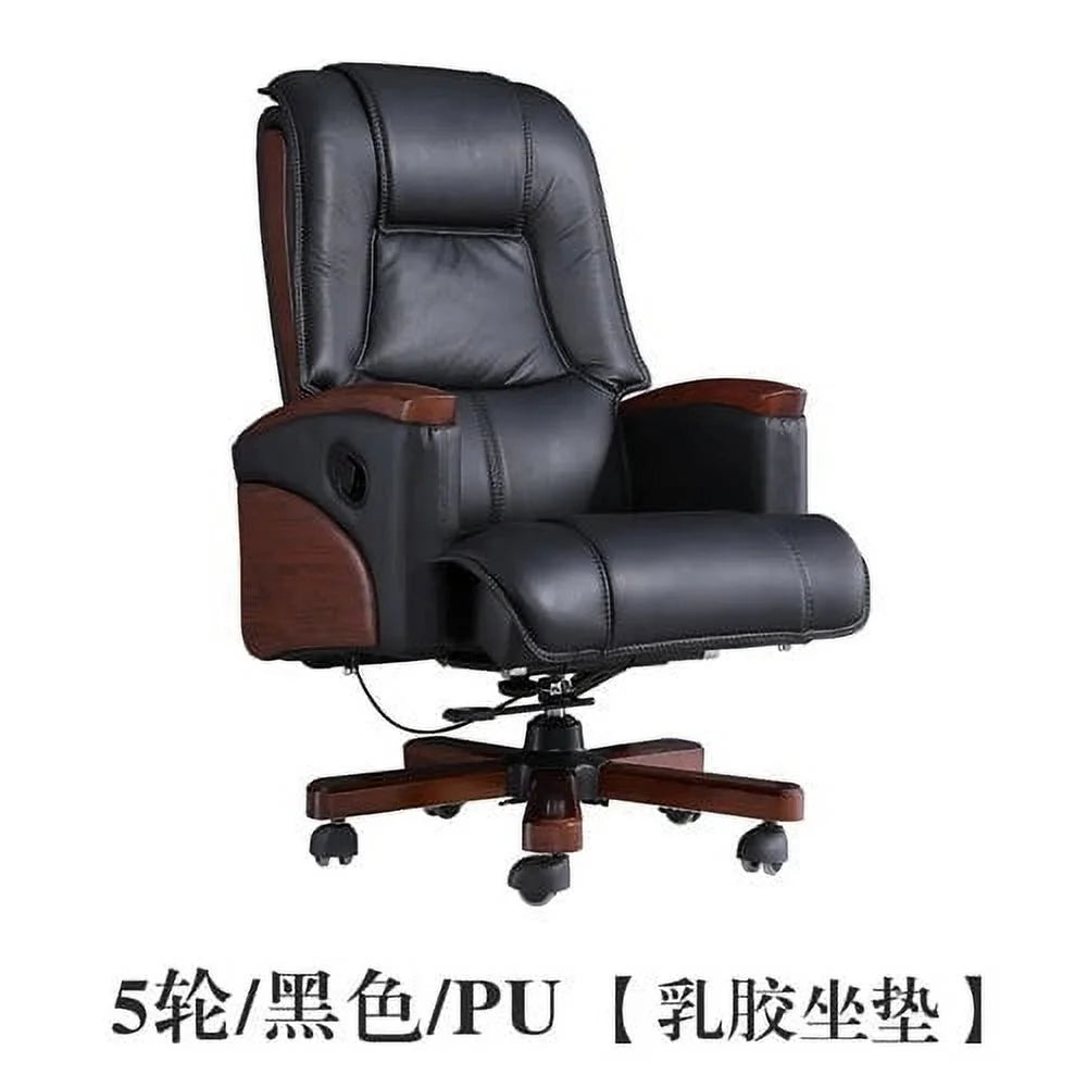 Swivel Ergonomic Leather Office Chair V9369
