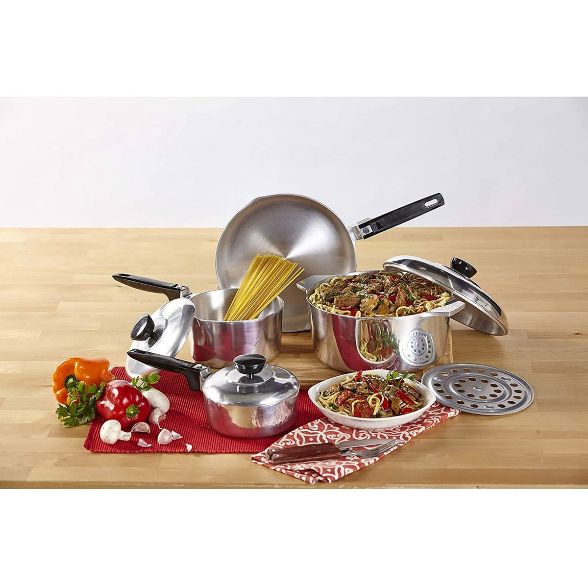 8-Piece Aluminum Cajun Cookware Set L498118
