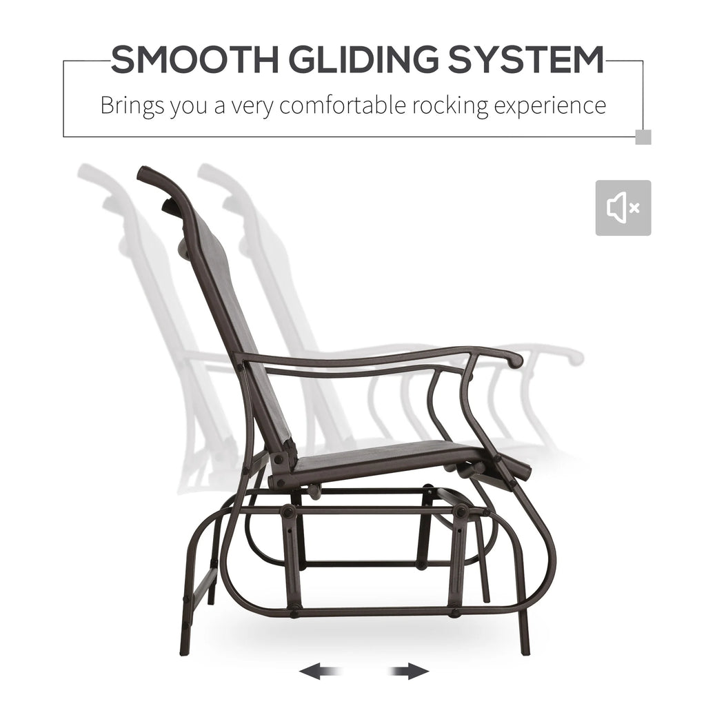 2-Person Outdoor Glider Bench O894045