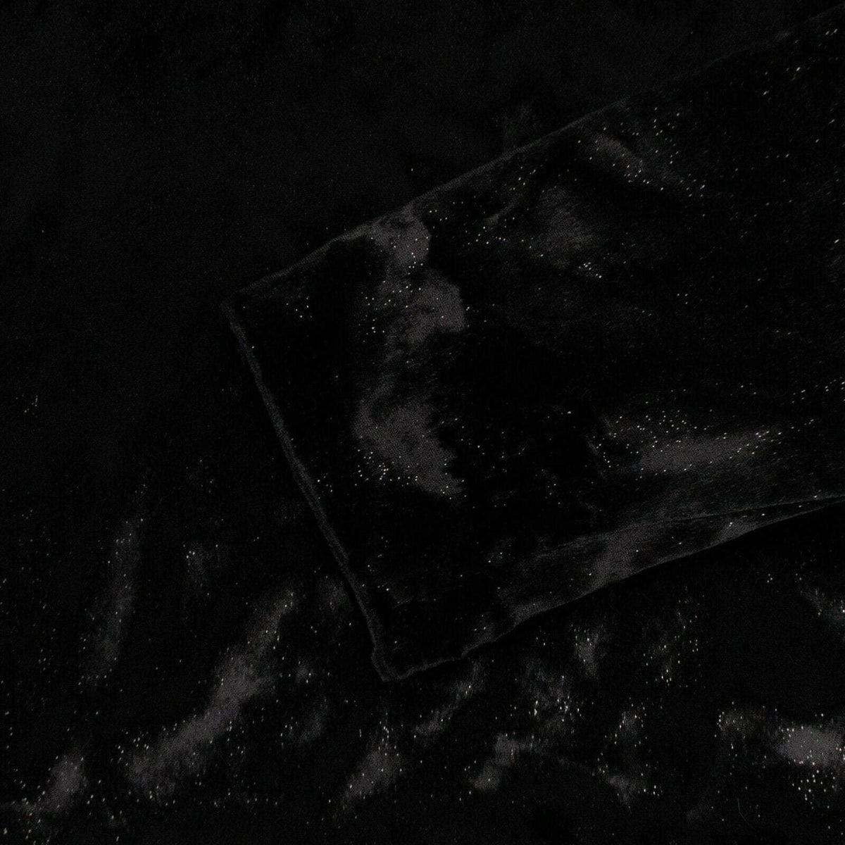 Black Velvet Cold Shoulder Shirt U36596