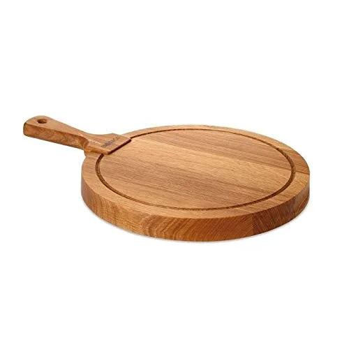 Round Wood Cheese Board with Handle G323037