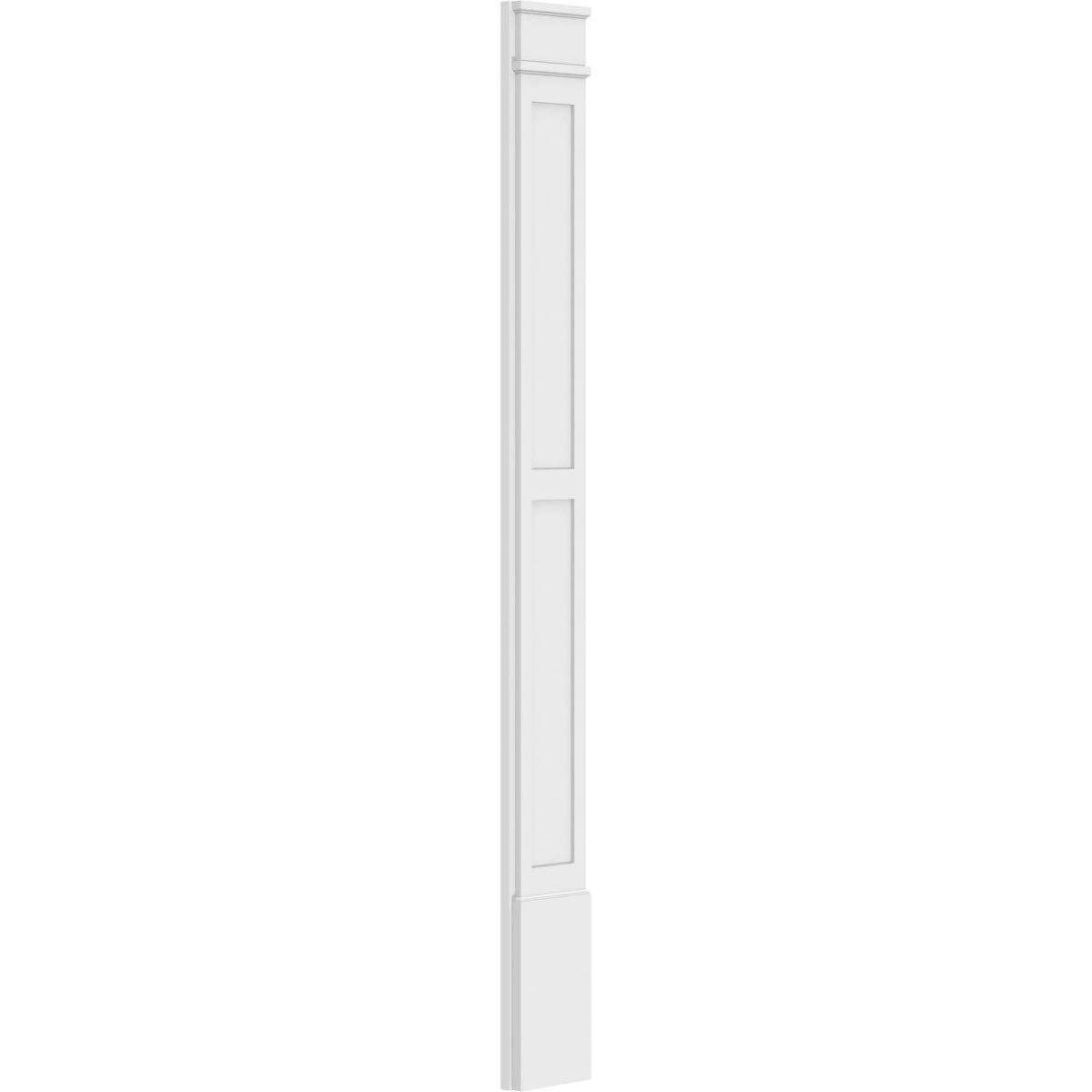 PVC Pilaster with Decorative Capital & Base (Pair) I89277