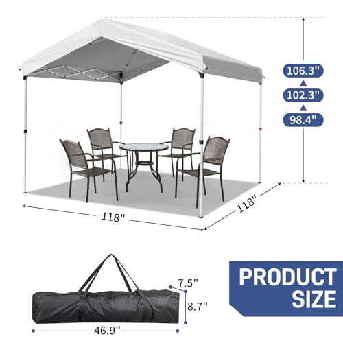 10x20ft Pop Up Canopy Tent with Carry Bag P278