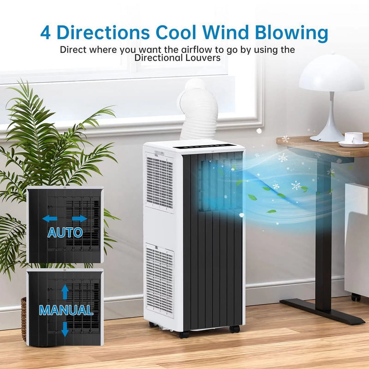 Portable Air Conditioner 5000BTU Black H47096