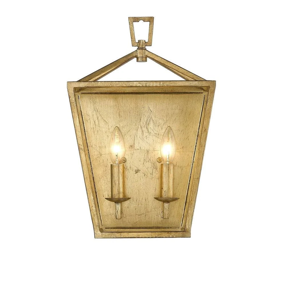Antique Gold Wall Sconce Light Fixture D2007