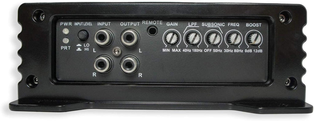Dual 12 Sub Box Subwoofer Enclosure & 1600W Amplifier T6638