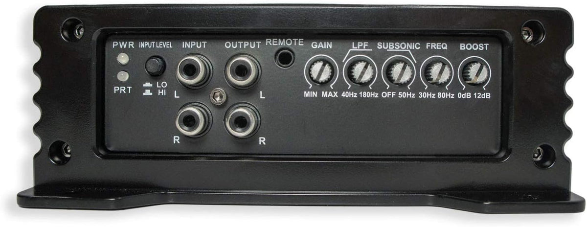 Dual 12 Sub Box Subwoofer Enclosure & 1600W Amplifier T6638