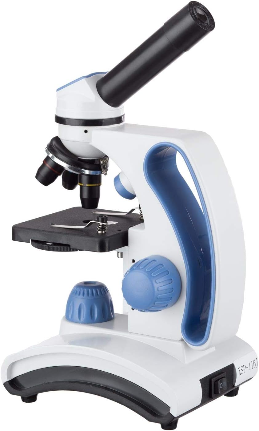 40X-1000X Monocular Compound Microscope with Slide Preparation Kit Z979186