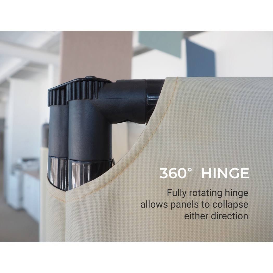 Beige Folding Portable Partition C8696