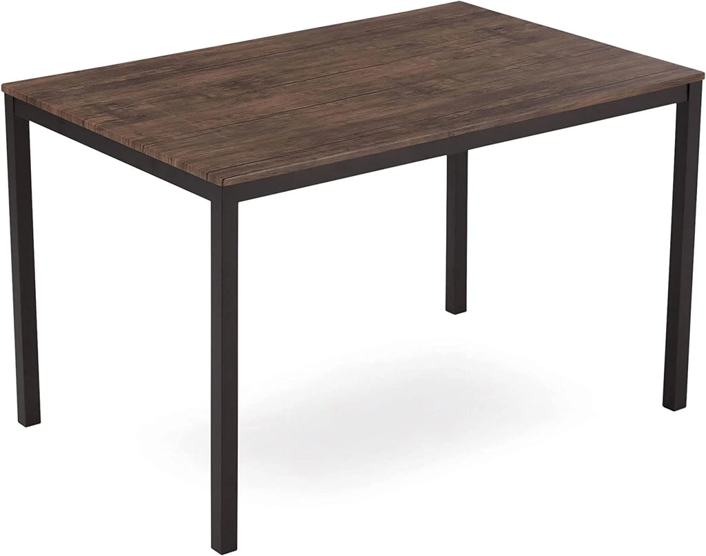 5 Piece Industrial Style Metal Frame Dining Table and Chairs Set P994401
