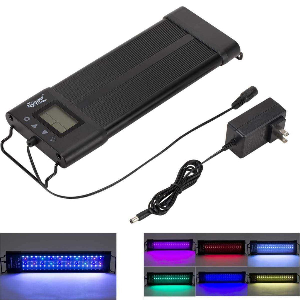 Extendable 7 Colors Full Spectrum LED Aquarium Light Fixture O6711