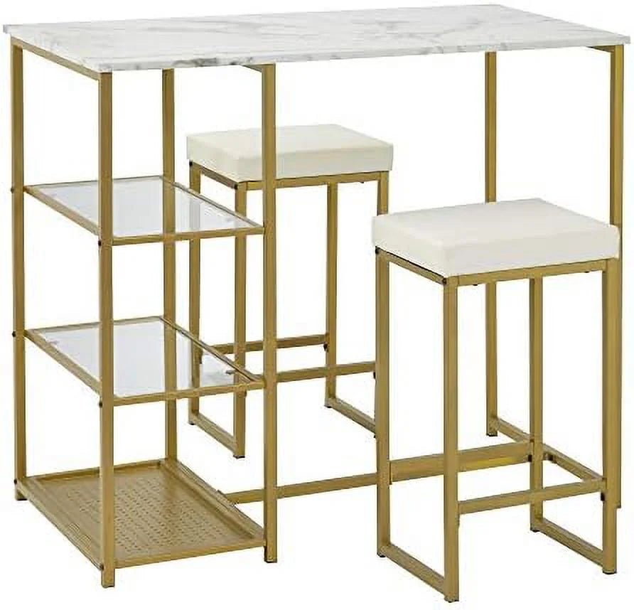 3 Piece Pub Table Set with 2 Chairs M46002