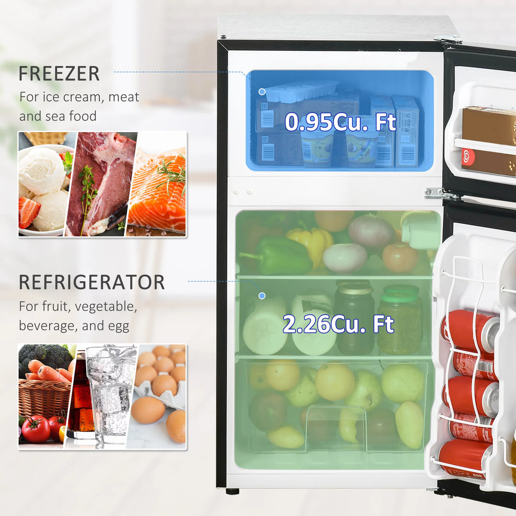 3.2 Cu.Ft Mini Fridge with Freezer A897874